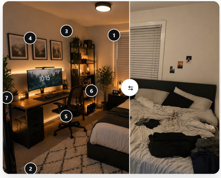 From Basic to Better: A Clean Setup Upgrade with Good Vibes Sign