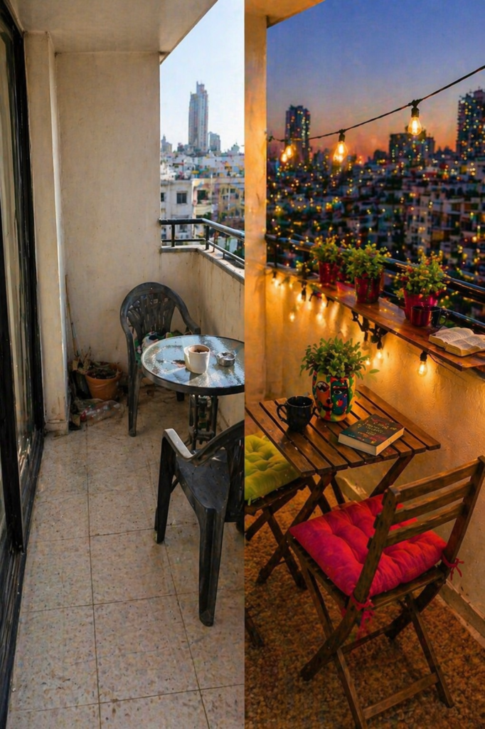 Small Balcony Makeover That Completely Changed the Vibe ✨