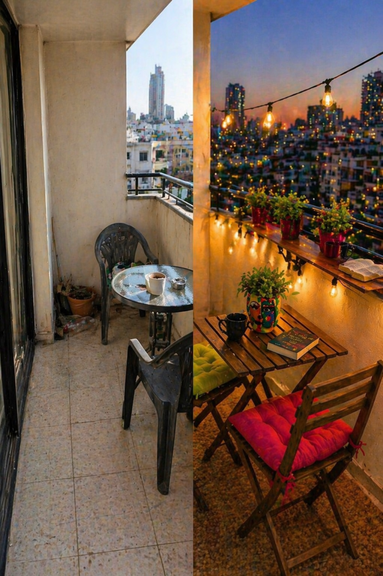 Small Balcony Makeover That Completely Changed the Vibe ✨