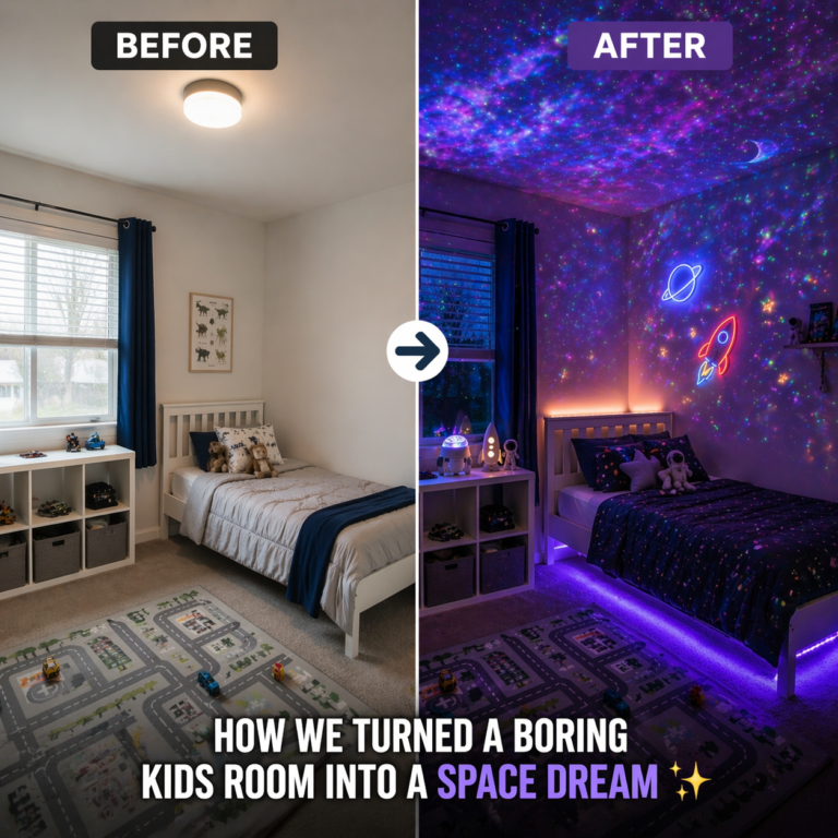 Kids space room - Before and after